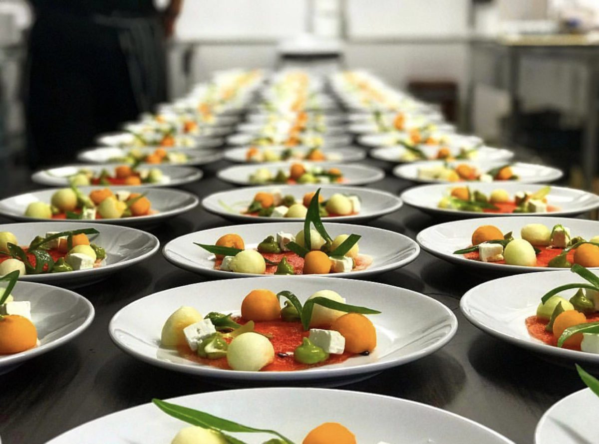 Plates with 1st course
