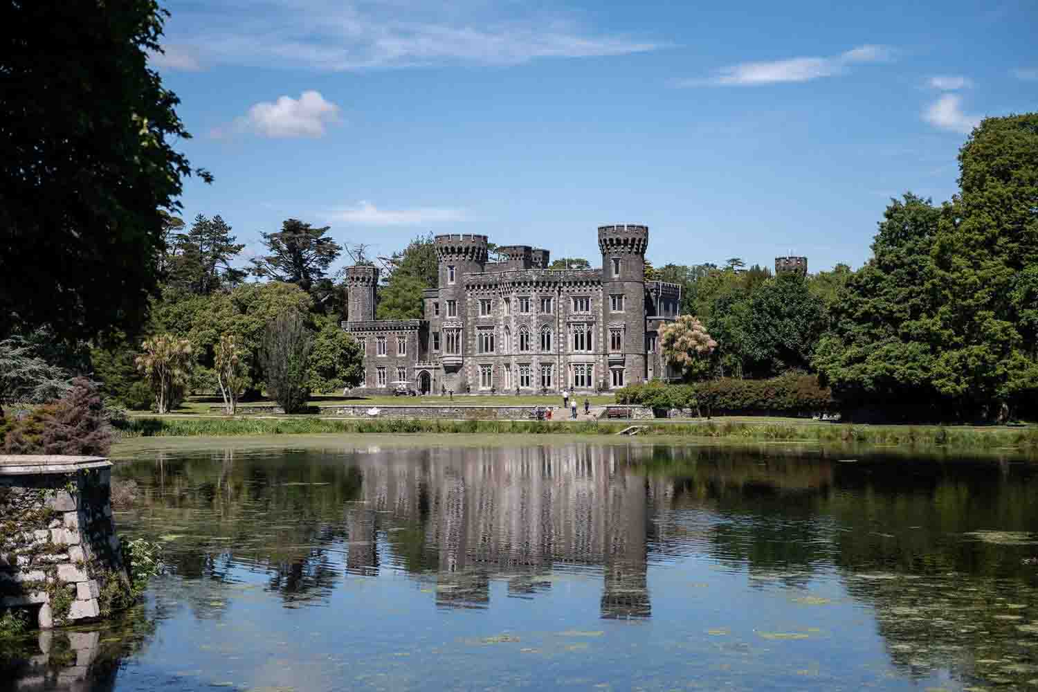Johnstown Castle Estate, Museum and Gardens, Co Wexford Johnstown Castle with lake in the foreground