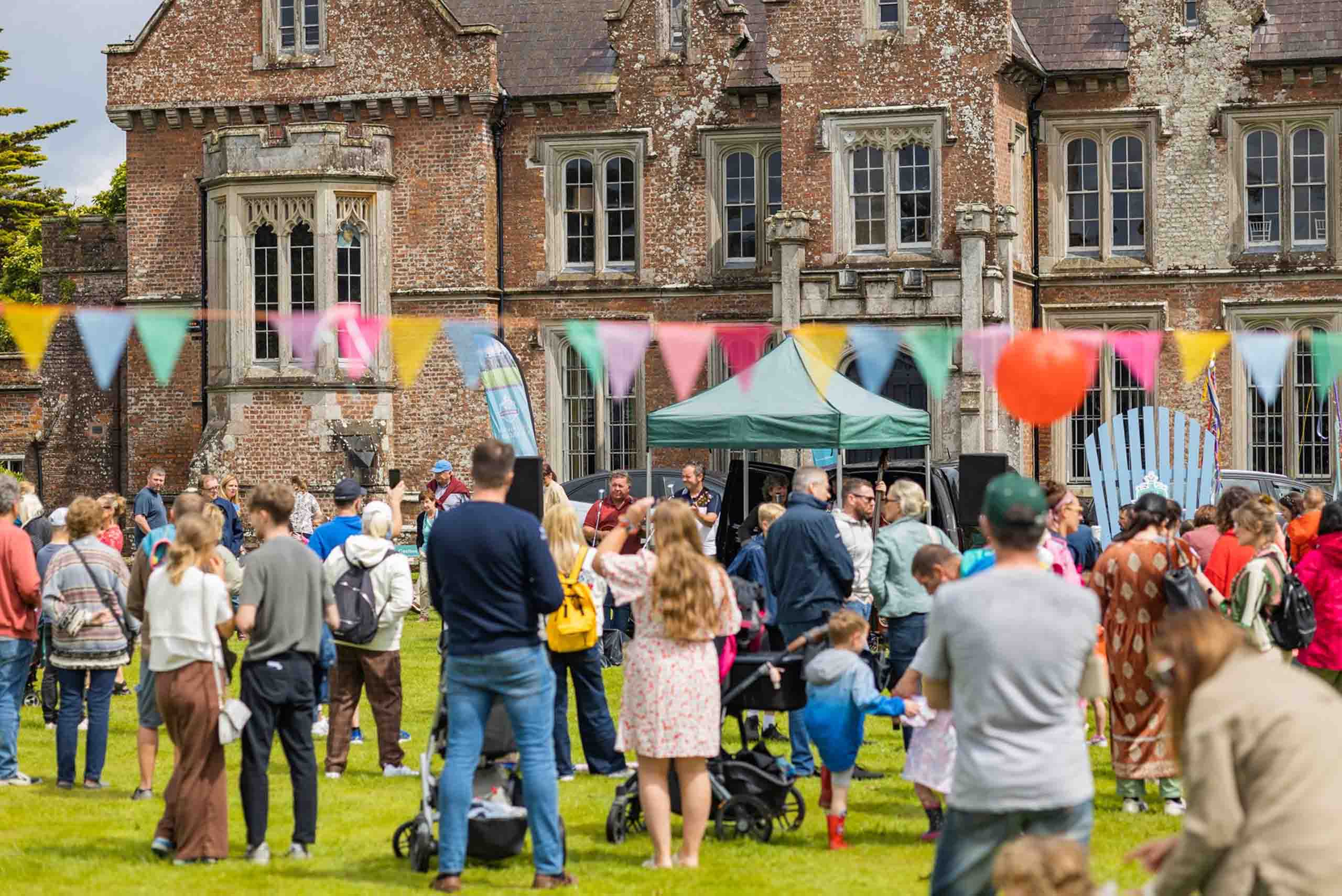 Wells Food Fest July Wexford Wells House with all the trees and flowers surrounding