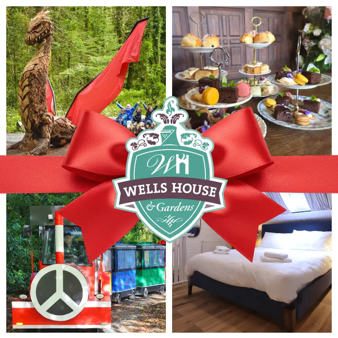 Collage of Wells House Images promoting Gift Vouchers